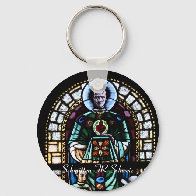 Kirchenfenster Schlüsselanhänger Key Ring (Front)