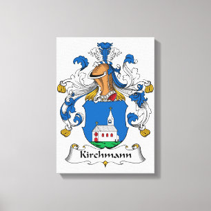 Kirchmann Family Crest Canvas Print