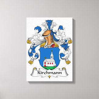 Kirchmann Family Crest Canvas Print