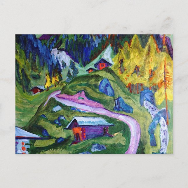 Kirchner - Alp Path Postcard (Front)