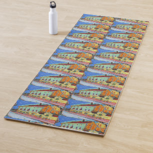 Kirchner Bellevue Dance Hall Expressionist Art Yoga Mat