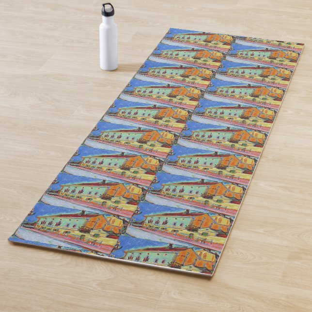 Kirchner Bellevue Dance Hall Expressionist Art Yoga Mat (In Situ)