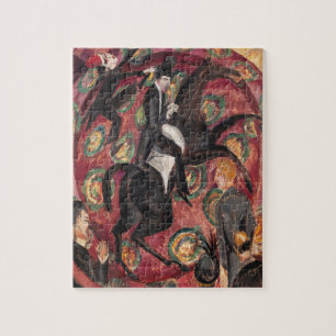 Kirchner Circus Rider Expressionist Fine Art Jigsaw Puzzle