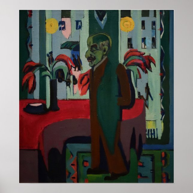 Kirchner - Max Liebermann Poster (Front)