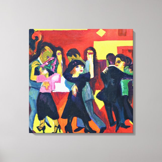 Kirchner - Tango Tea Canvas Print (Front)