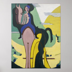 Kirchner - The Rider Poster