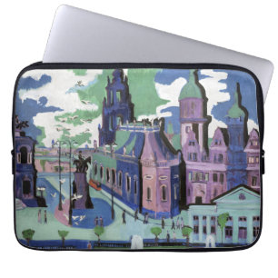 Kirchner View of Dresden Schlossplatz Fine Art Laptop Sleeve