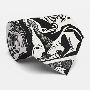 Kirchner's The Large Cow Lying Down - Art  Tie