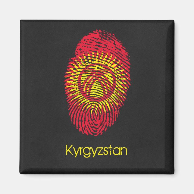 Kirgisistan Magnet (Front)