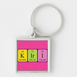 Kiri periodic table name keyring