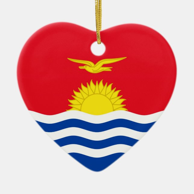 KIRIBATI CERAMIC TREE DECORATION (Front)