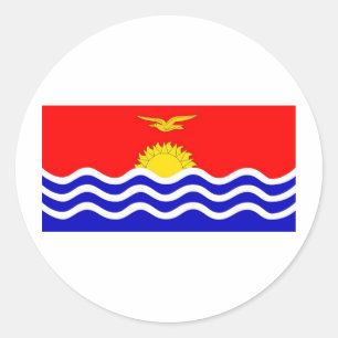 Kiribati Classic Round Sticker