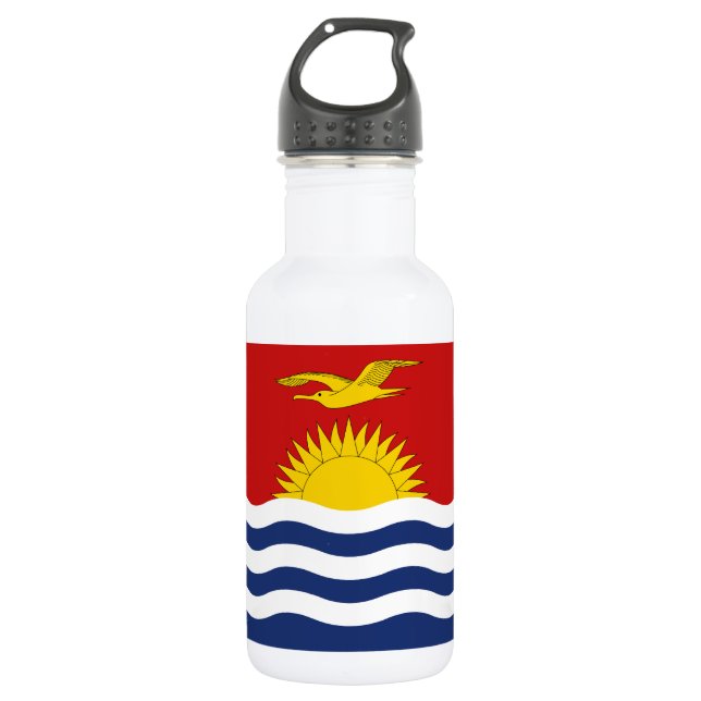 Kiribati Flag 532 Ml Water Bottle (Front)