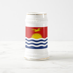 Kiribati Flag Beer Stein
