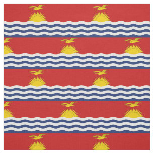 Kiribati Flag Fabric