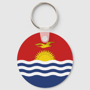 Kiribati Flag Key Ring