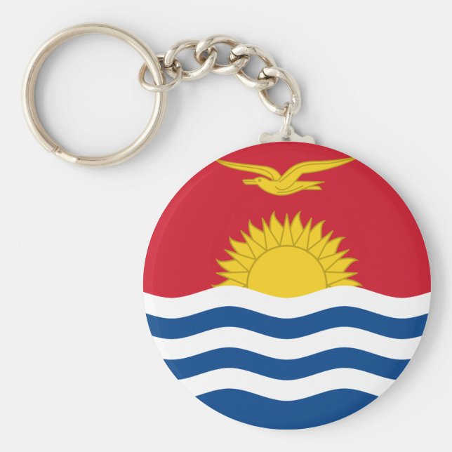 Kiribati Flag Key Ring (Front)
