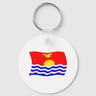 Kiribati Flag Keychain