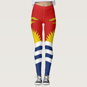 Kiribati Flag Leggings