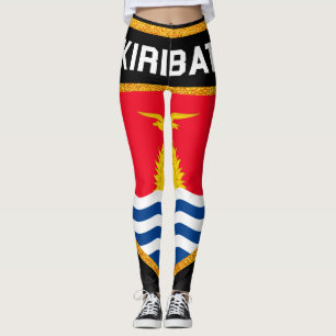 Kiribati Flag Leggings