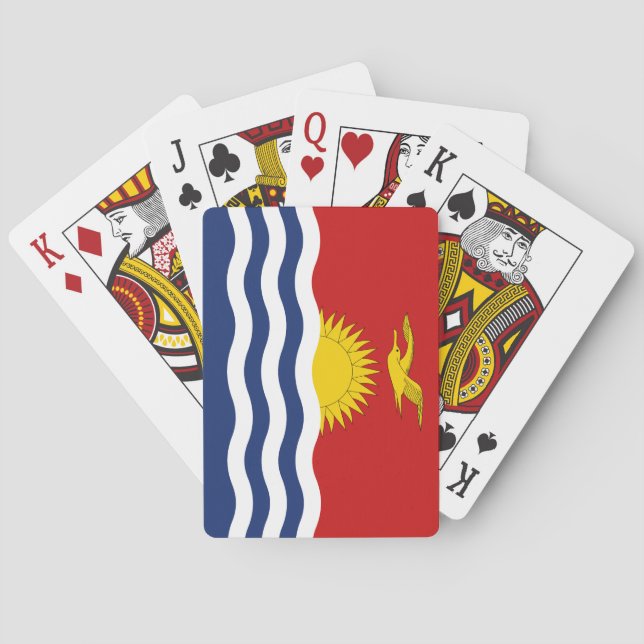 Kiribati Flag Playing Cards (Back)