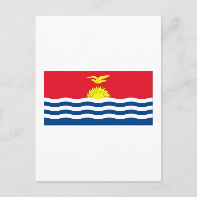 Kiribati Flag Postcard (Front)