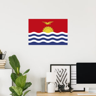 Kiribati flag poster