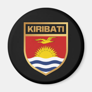 Kiribati Flag Shield Magnet