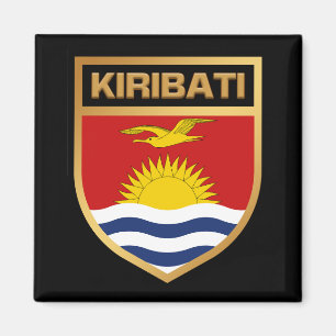Kiribati Flag Shield Magnet