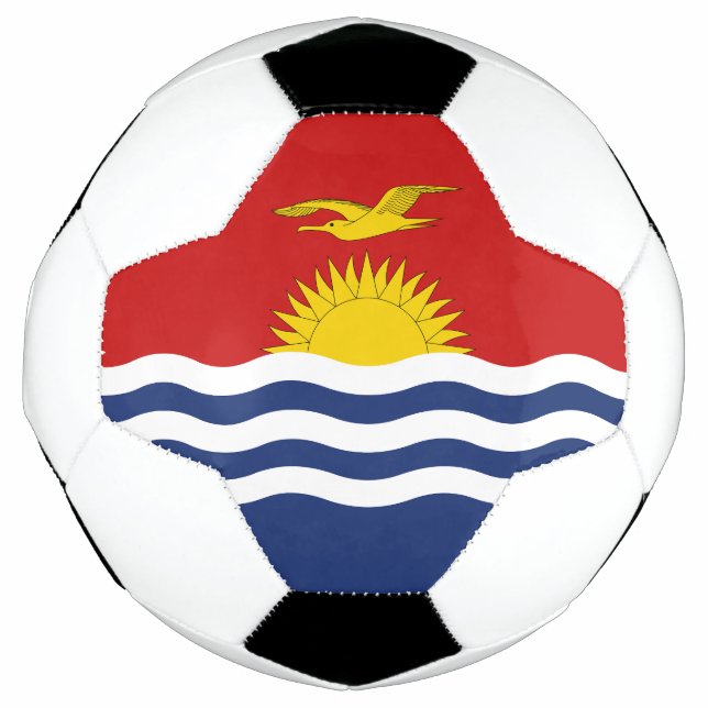 Kiribati Flag Soccer Ball (Front)