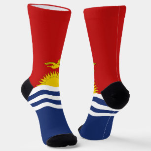 Kiribati Flag Socks