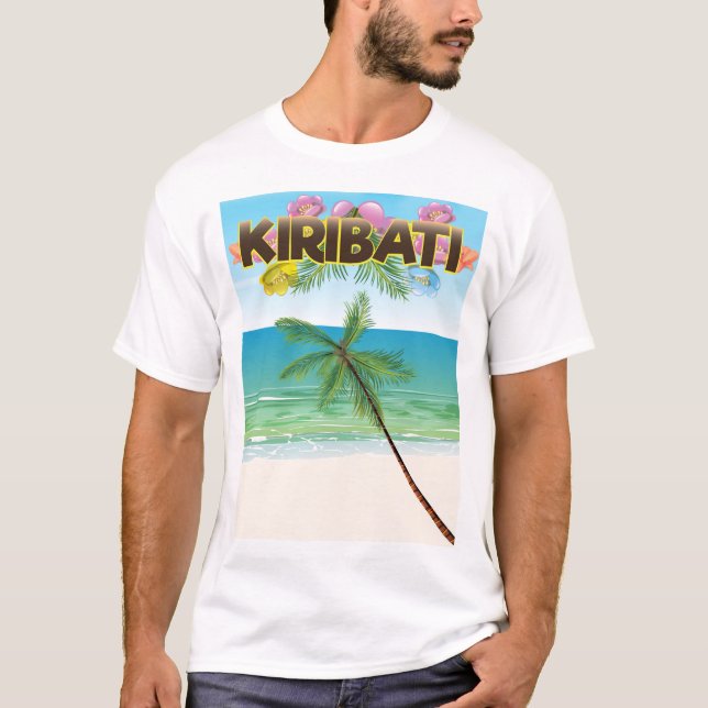 Kiribati Island travel poster T-Shirt (Front)