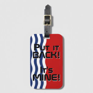 Kiribati National Flag Funny Patriotic Luggage Tag