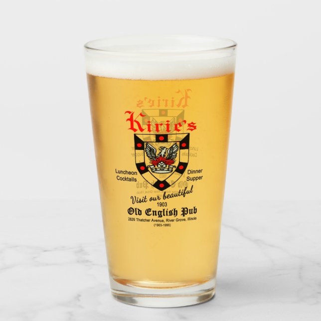 Kirie's Restaurant, River Grove, IL Glass (Front Filled)
