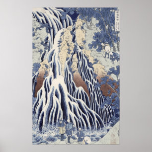 Kirifuri Fall on Kurokami Mount Poster