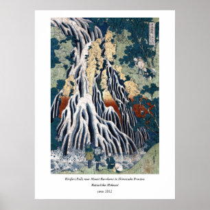 Kirifuri Falls at Mount Kurokami in Shimotsuke Poster