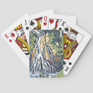 Kirifuri waterfall near Kurokami mountain Housai   Playing Cards