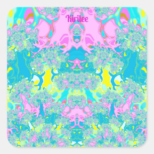 KIRILEE ~ PASTEL PERFECTION ~ SQUARE STICKER