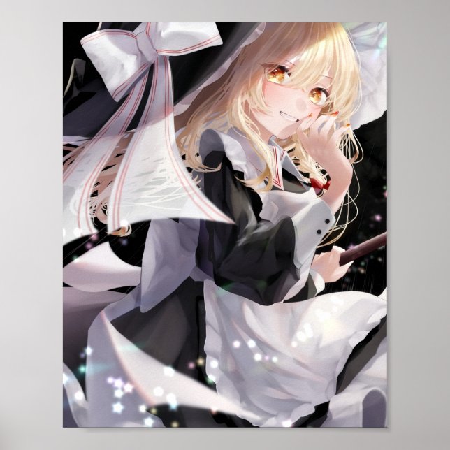 Kirisame Marisa in Black  Poster (Front)