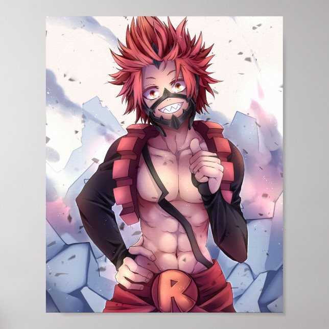 Kirishima Eijiro - BNHA  Poster (Front)