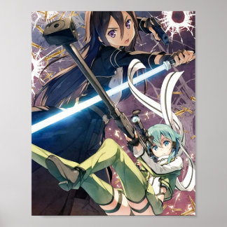 Kirito vs Sinon  Poster
