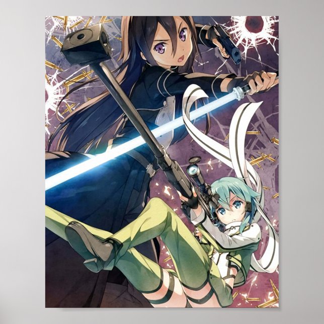 Kirito vs Sinon  Poster (Front)