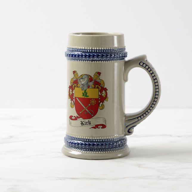 Kirk Coat of Arms Stein - Family Crest (Right)