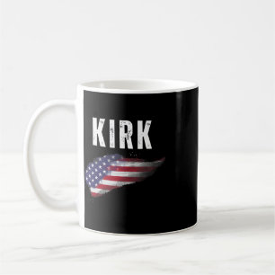 Kirk Usa Flag Personalised 4th Of July Freedom Pat Coffee Mug