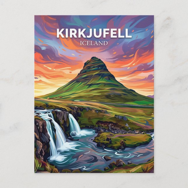 Kirkjufell Iceland Postcard (Front)