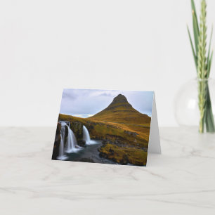 Kirkjufell, Iceland thank you card.  Card