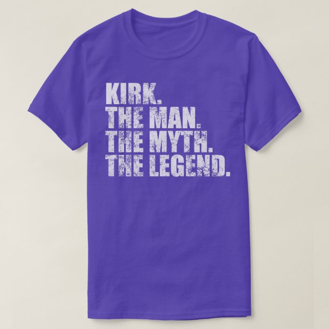 KirkKirk Family name Kirk last Name Kirk Surname K T-Shirt (Design Front)