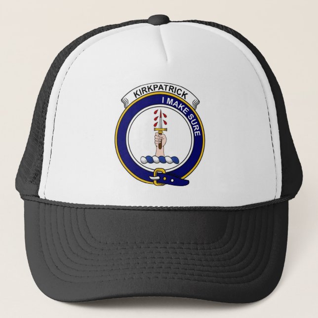 Kirkpatrick Clan Badge Trucker Hat (Front)