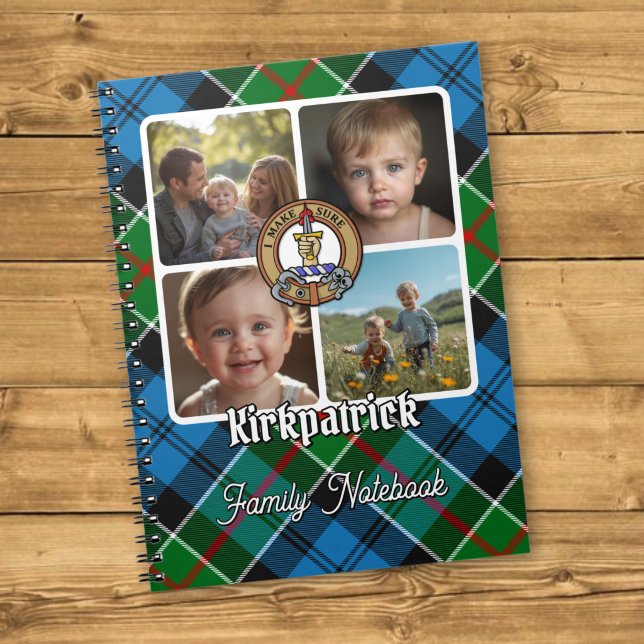 Kirkpatrick Family Photo Collage Notebook (Creator Uploaded)
