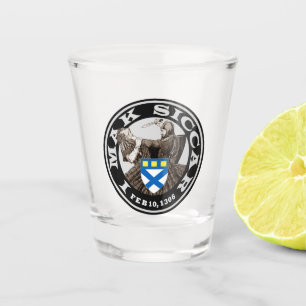 Kirkpatrick's Bloody Deed Shot Glass